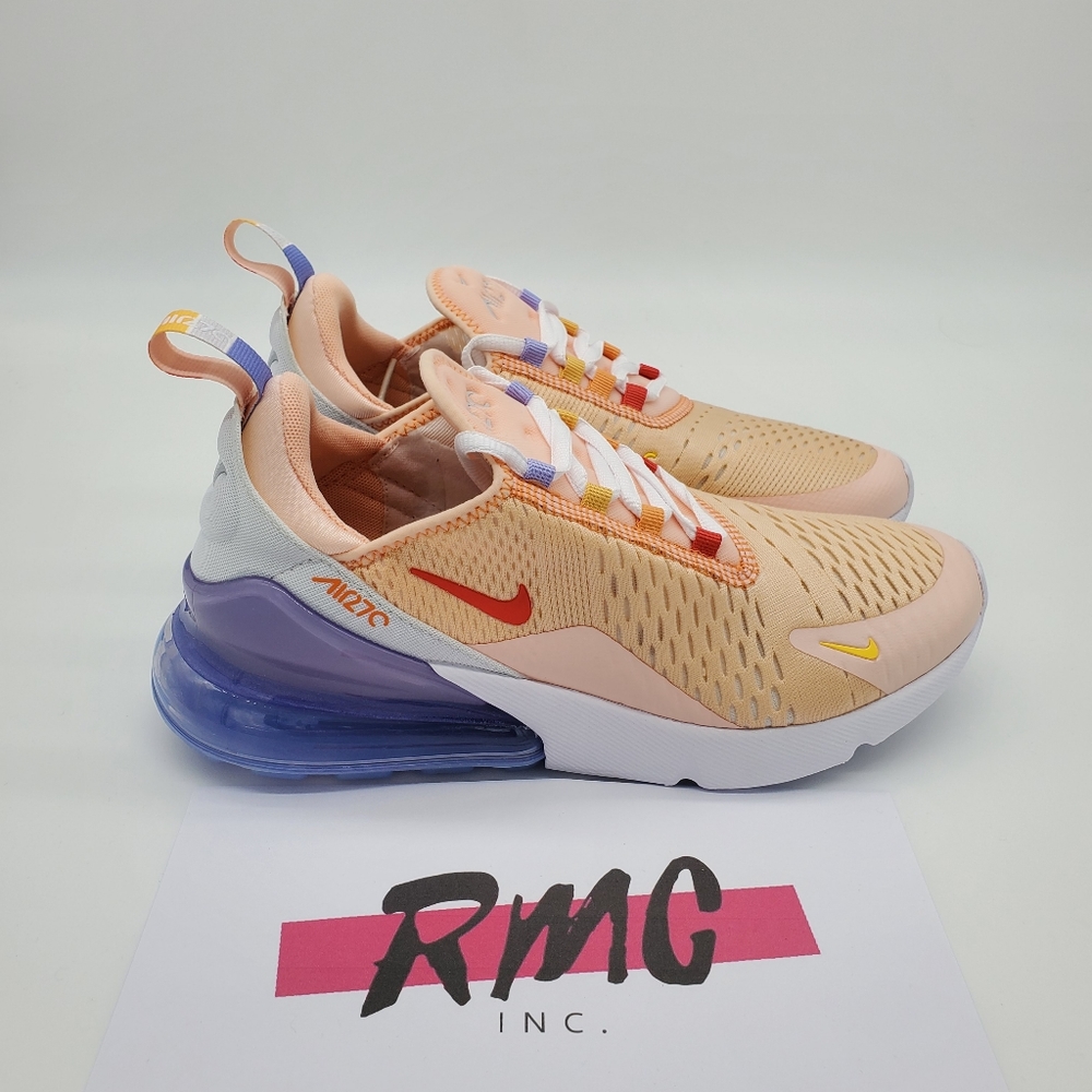 Nike Air Max 270 Washed Coral Football Grey Track - Picture 5 of 10